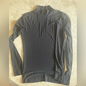 Mangopop Black Turtleneck Top
